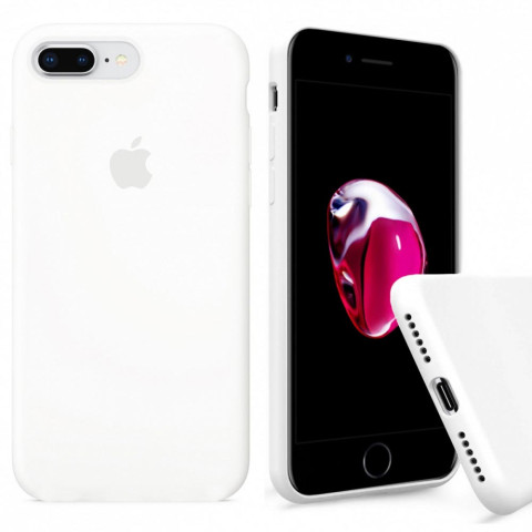 Чехол (copy) Full Silicone Case на Iphone 8 Plus White